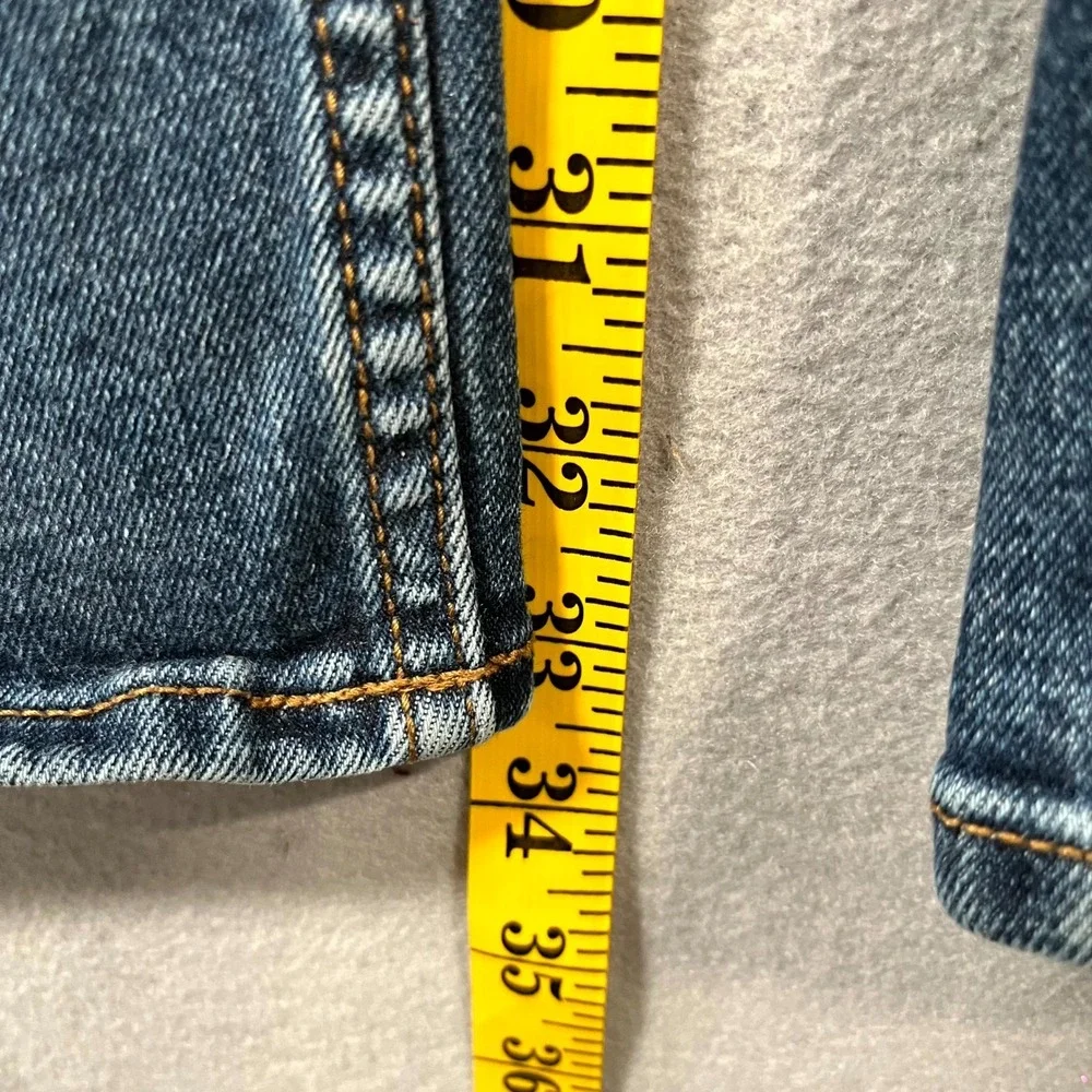 Old Navy Built‎ In Tough Flex Jeans Mens 36x36 Blue Denim Stretch Straight Leg